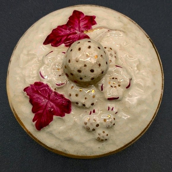 Avalon Faience Majolica Creamer/Sugar Haynes c1880 - Picture 5 of 12